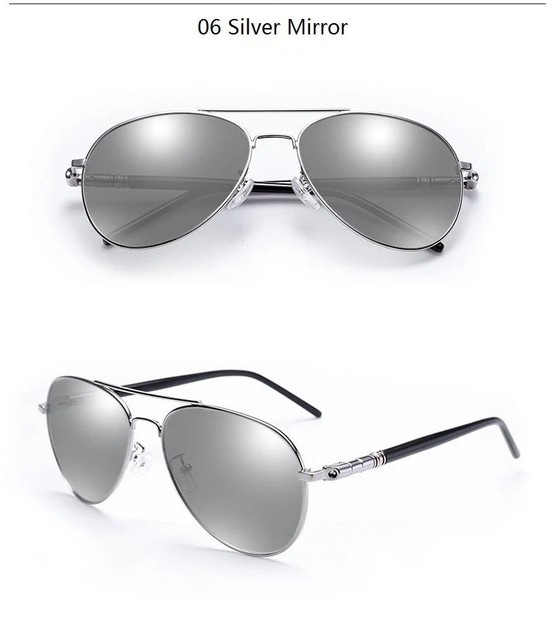 Vintage Polarized Pilot Sunglasses - Image 12