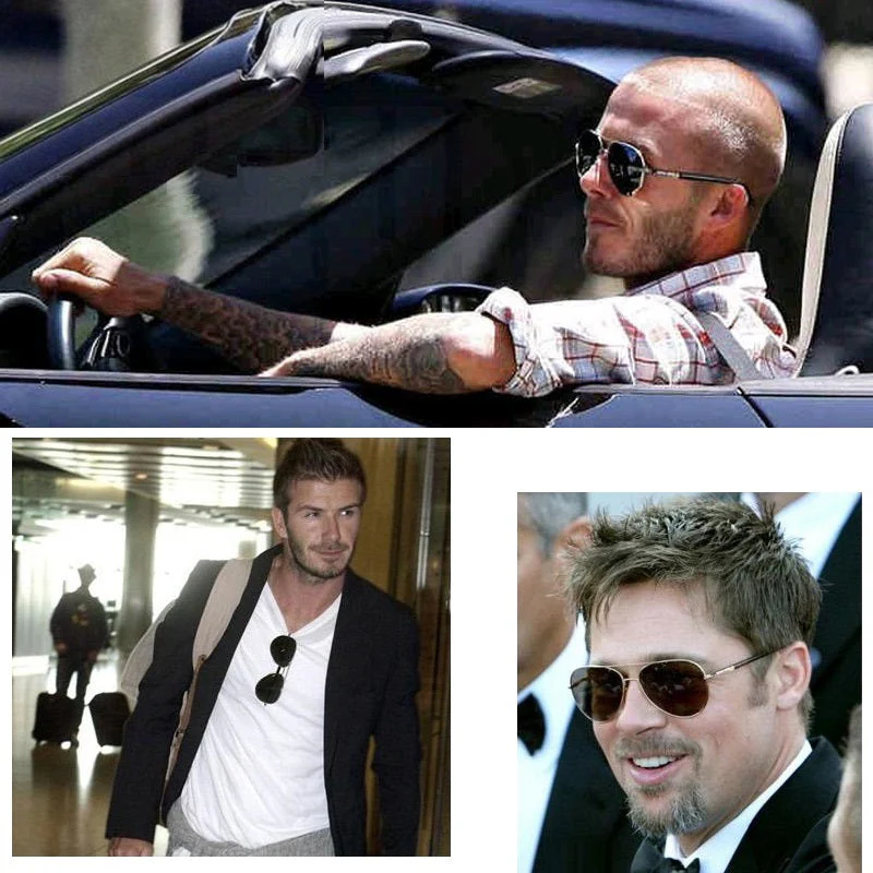 Vintage Polarized Pilot Sunglasses - Image 14