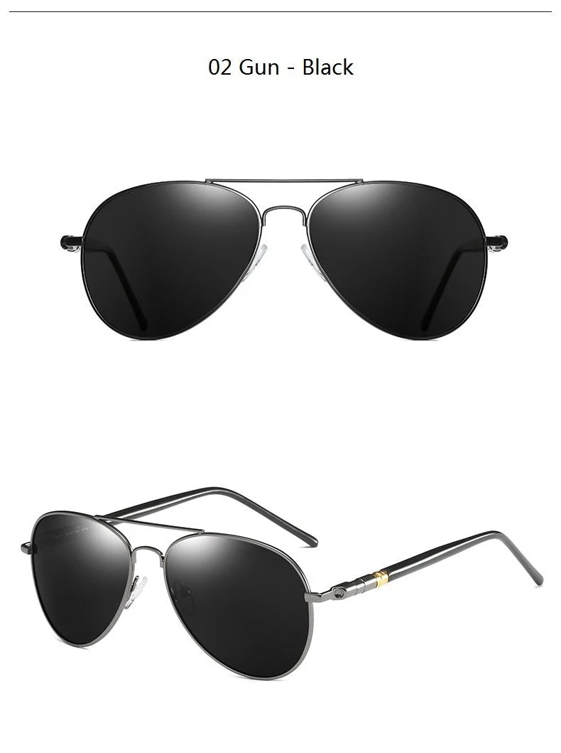 Vintage Polarized Pilot Sunglasses - Image 17