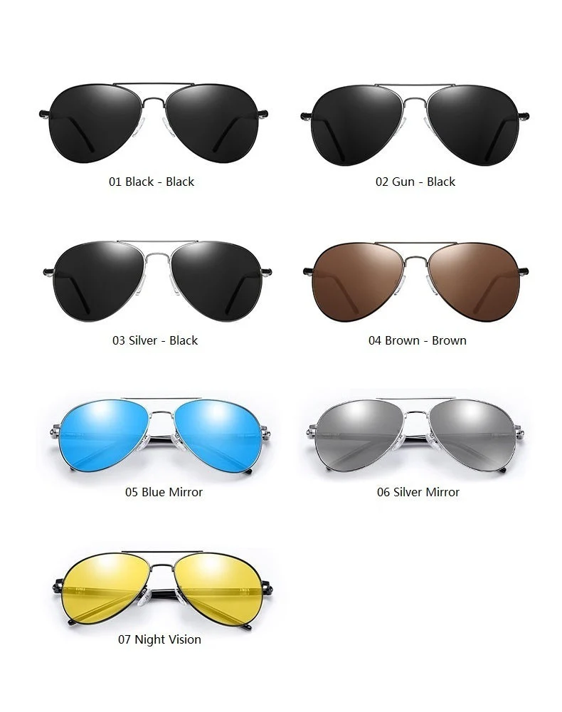 Vintage Polarized Pilot Sunglasses - Image 20