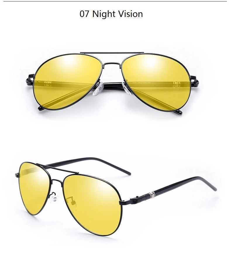 Vintage Polarized Pilot Sunglasses - Image 9