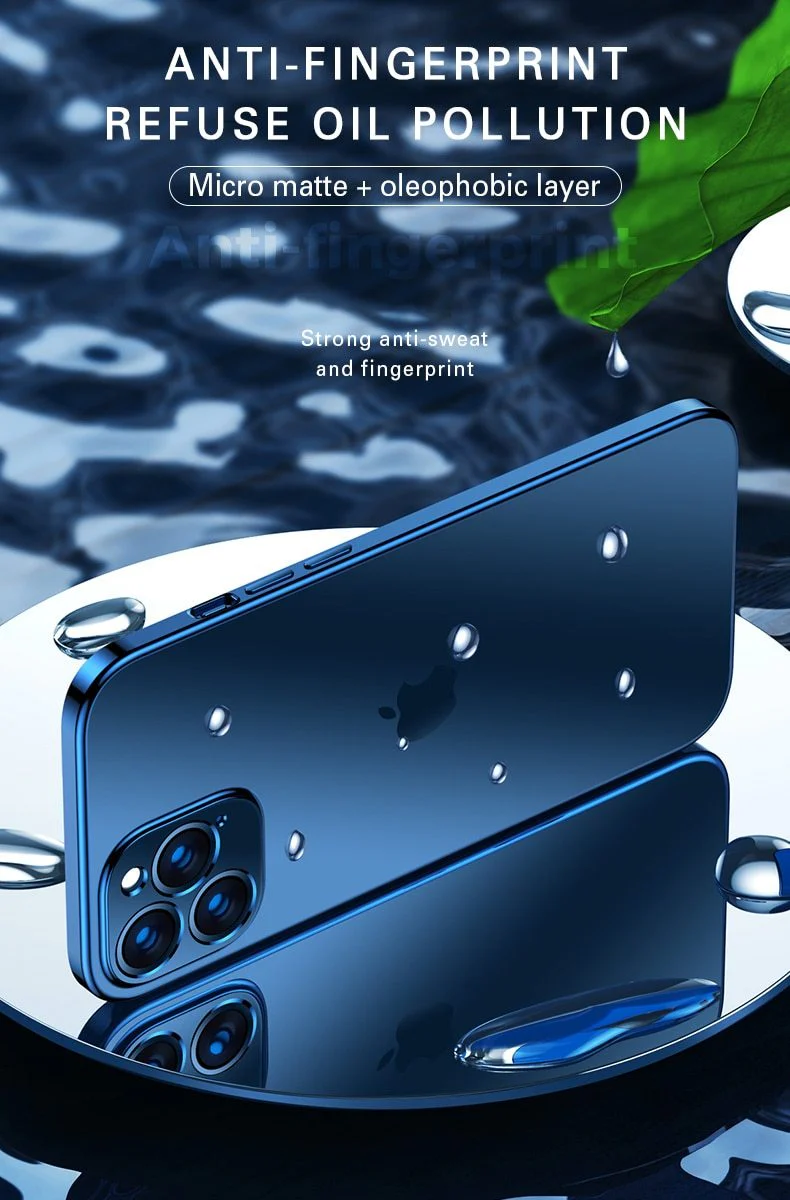 Luxury Square Frame Plating Clear iPhone Case - Image 14