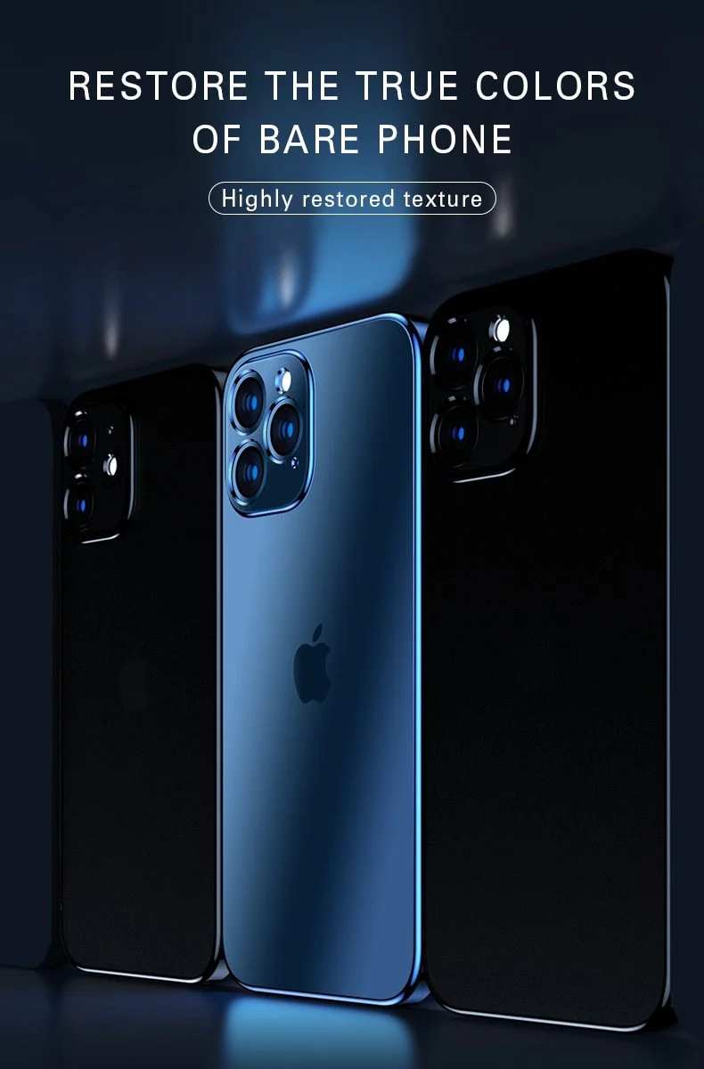 Luxury Square Frame Plating Clear iPhone Case - Image 7
