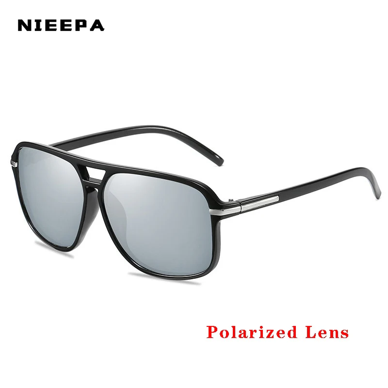 Vintage Squared Polarized Sunglasses - Image 2