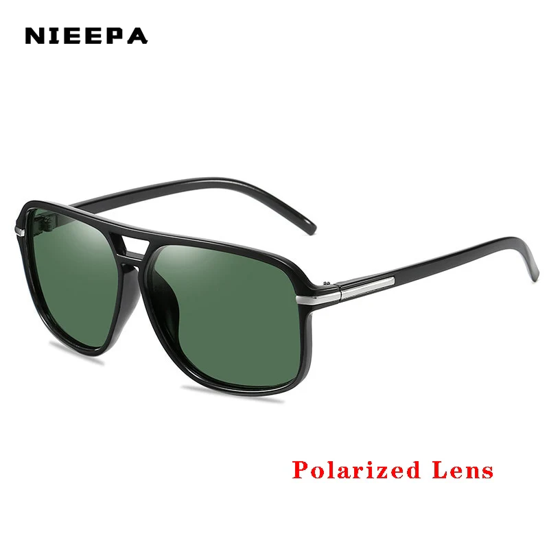 Vintage Squared Polarized Sunglasses - Image 5