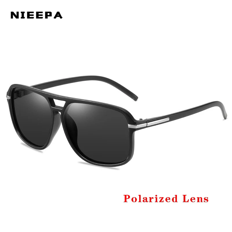 Vintage Squared Polarized Sunglasses - Image 7