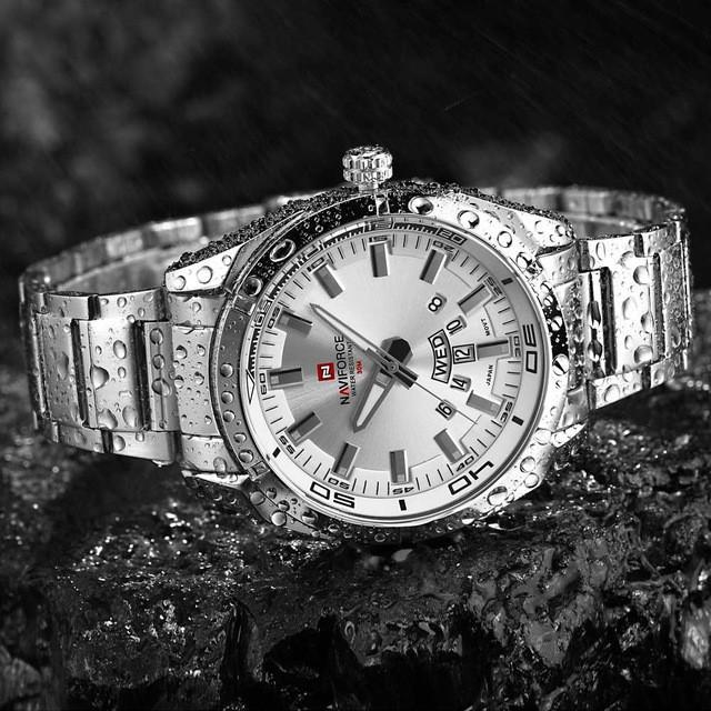 Luxury  Stainless Steel Army Wrist Watch - Image 2