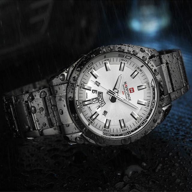 Luxury  Stainless Steel Army Wrist Watch - Image 7