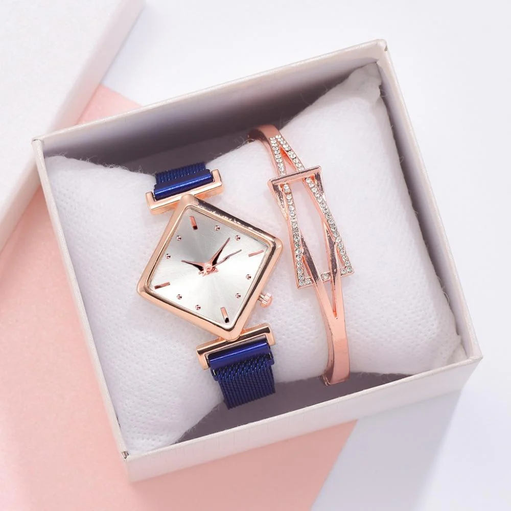 Luxury Women's Square Diamond Watch - Image 14