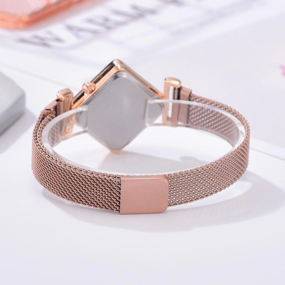 Luxury Women's Square Diamond Watch - Image 35