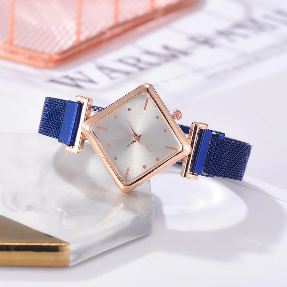 Luxury Women's Square Diamond Watch - Image 36
