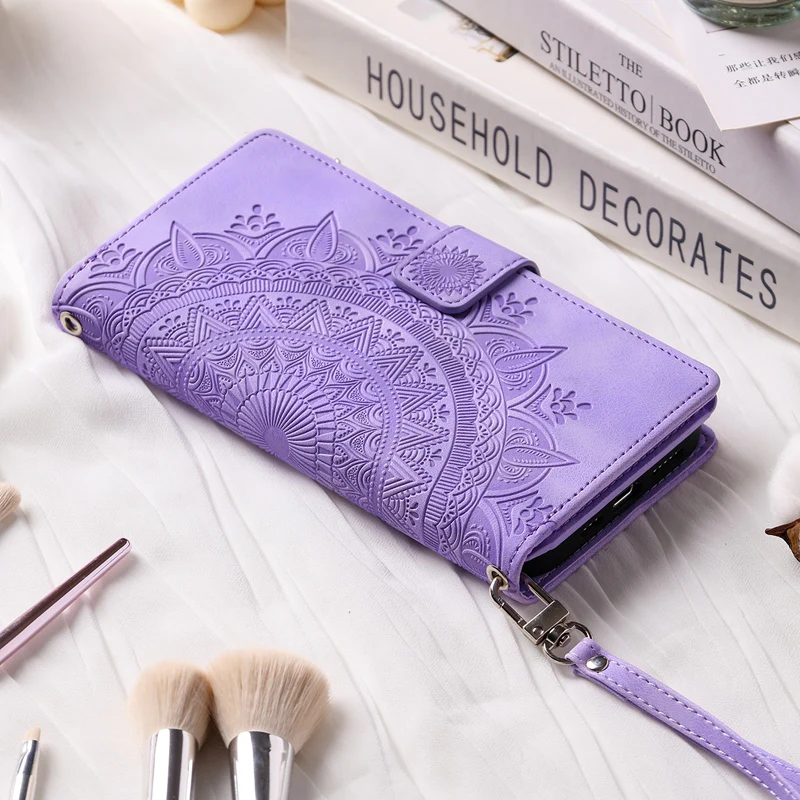 Full Screen Protection Deluxe Zipper Wallet Case with Foldable Kickstand for iPhone - Image 18