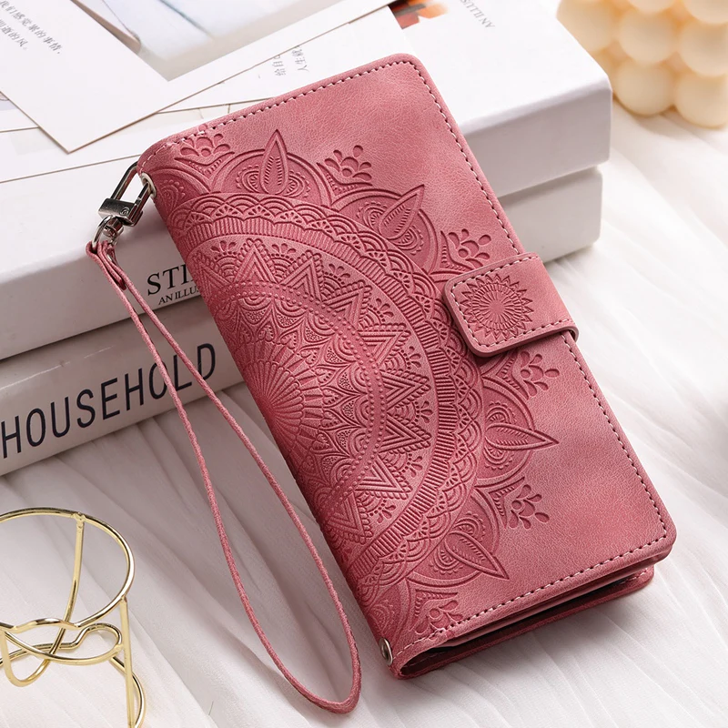Full Screen Protection Deluxe Zipper Wallet Case with Foldable Kickstand for iPhone - Image 22