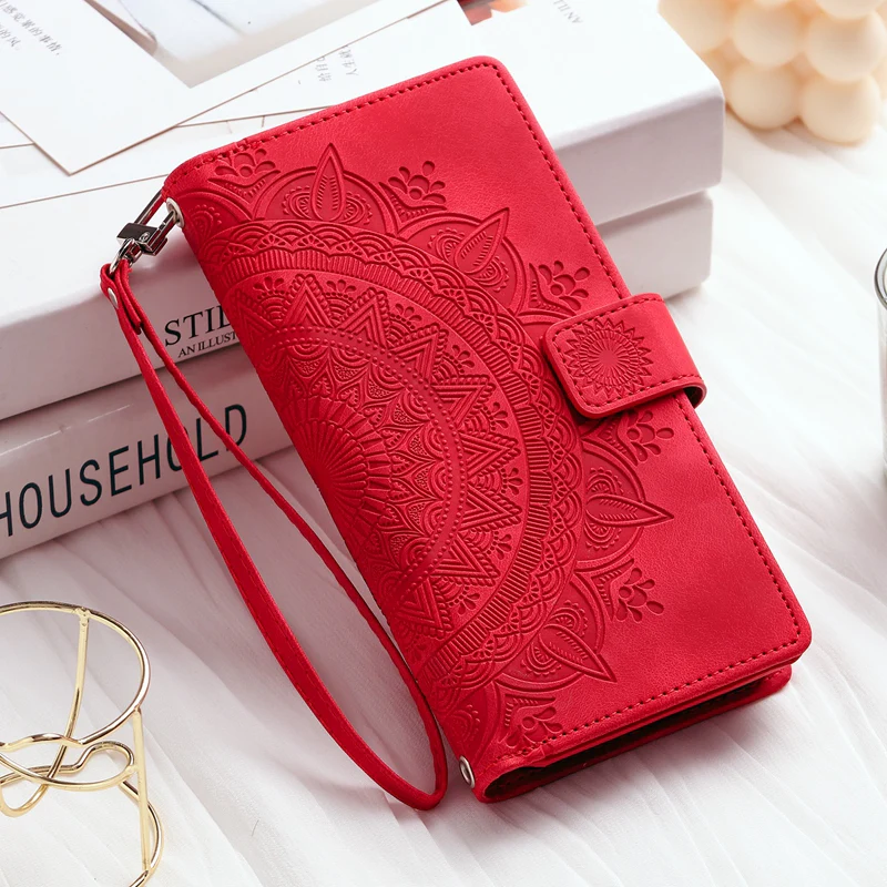 Full Screen Protection Deluxe Zipper Wallet Case with Foldable Kickstand for iPhone - Image 23