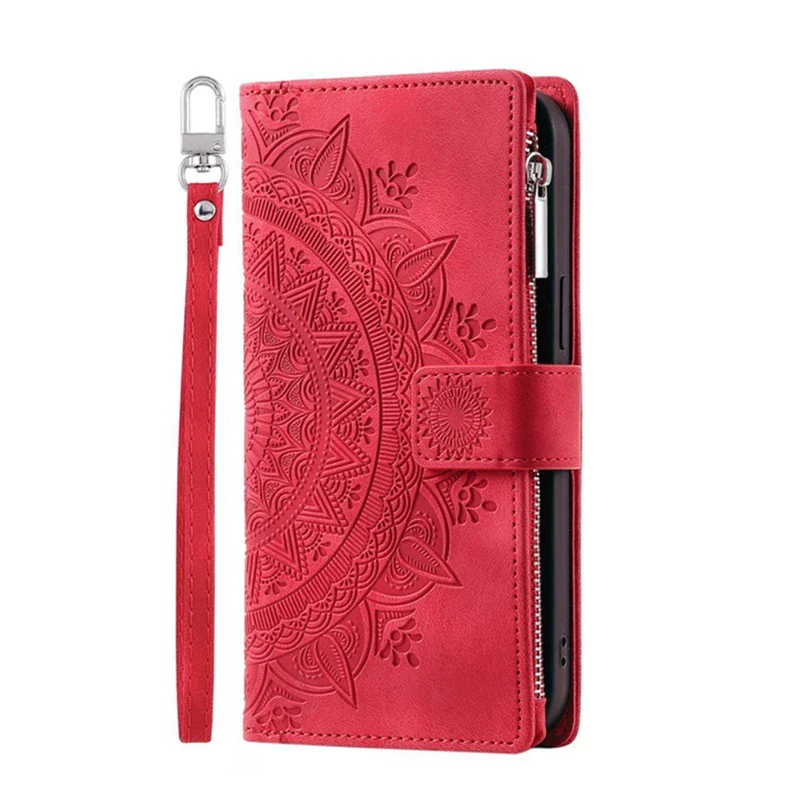 Full Screen Protection Deluxe Zipper Wallet Case with Foldable Kickstand for iPhone - Image 27