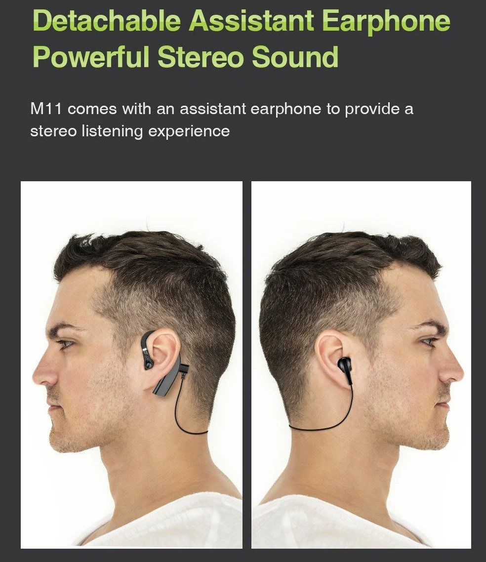 M11™ Bluetooth 5.0 HD Smart Ear Hook Headset - Image 12