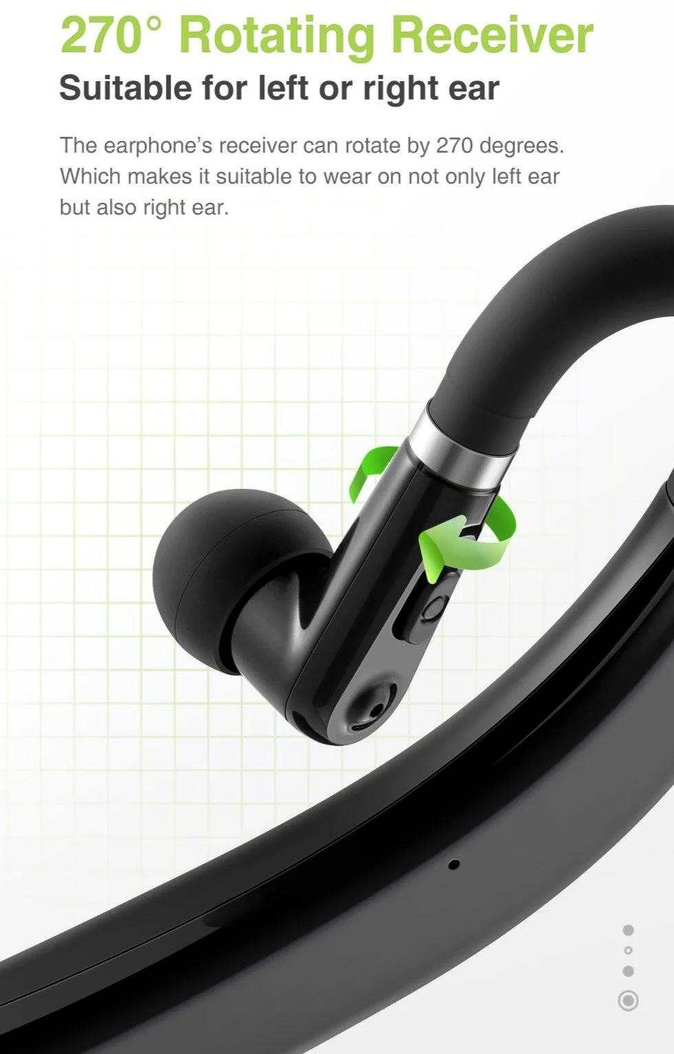 M11™ Bluetooth 5.0 HD Smart Ear Hook Headset - Image 18
