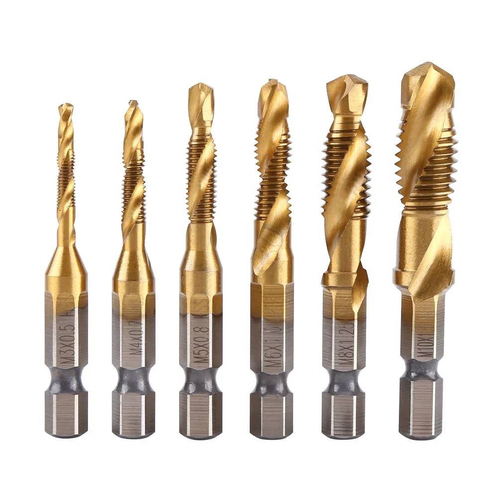 Thread Tap High-Speed Steel (HSS) Drill Bits Set (6pcs) - Image 10