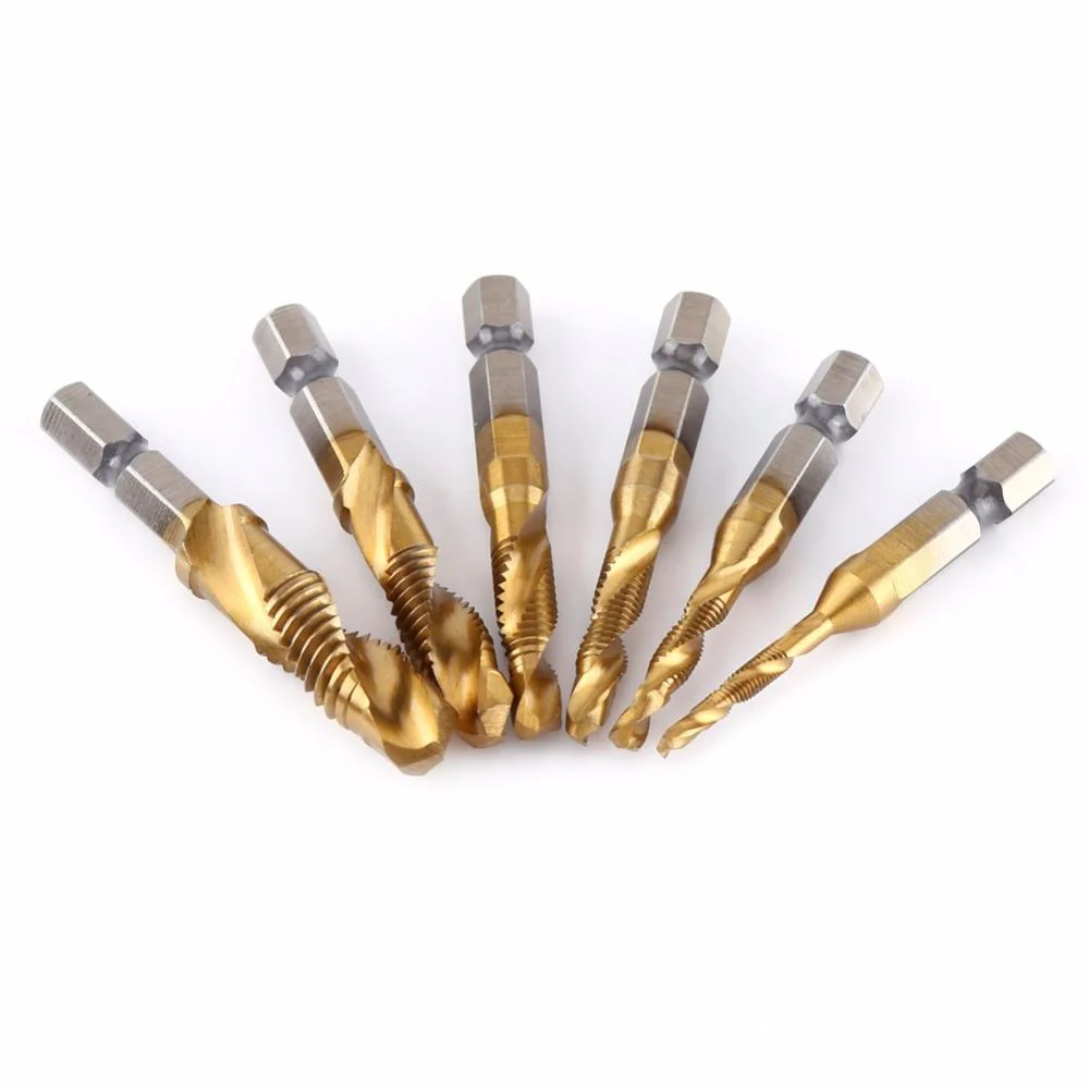 Thread Tap High-Speed Steel (HSS) Drill Bits Set (6pcs) - Image 9