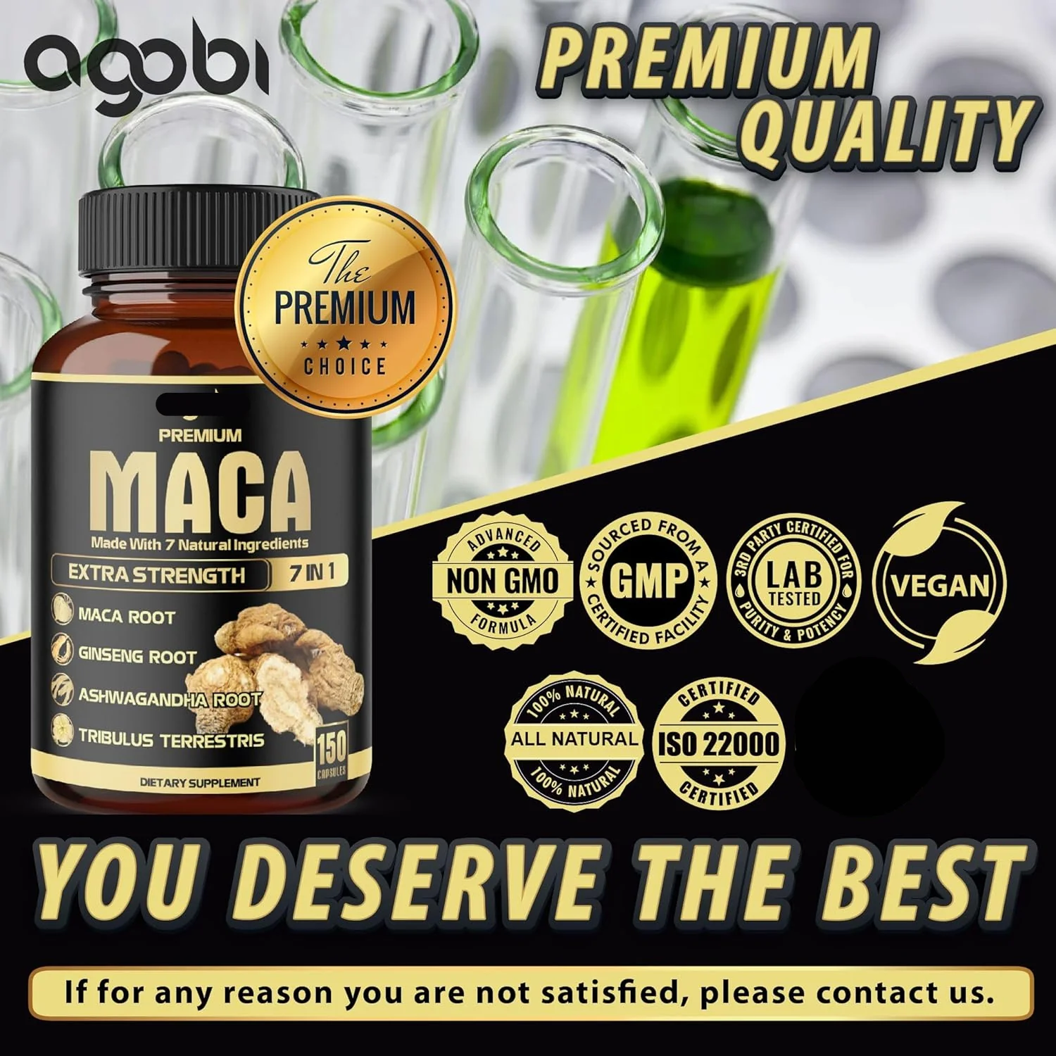 Extra Strength 7-in-1 Herbal Extracts Maca Root Blend for Male Vitality & Overall Wellness - Image 12
