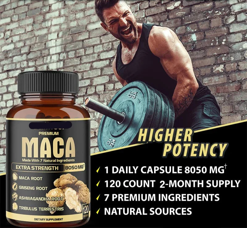 Extra Strength 7-in-1 Herbal Extracts Maca Root Blend for Male Vitality & Overall Wellness - Image 14