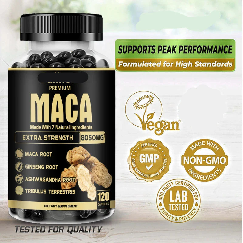 Extra Strength 7-in-1 Herbal Extracts Maca Root Blend for Male Vitality & Overall Wellness - Image 16