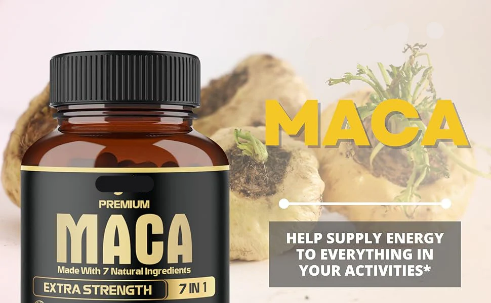 Extra Strength 7-in-1 Herbal Extracts Maca Root Blend for Male Vitality & Overall Wellness - Image 9