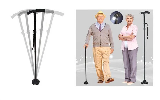 Magic Cane™ Foldable Walking Stick With LED Light - Image 3