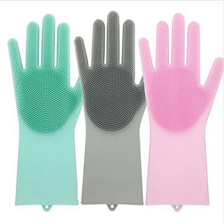 Magic Silicone Dish Washing Gloves - Image 2