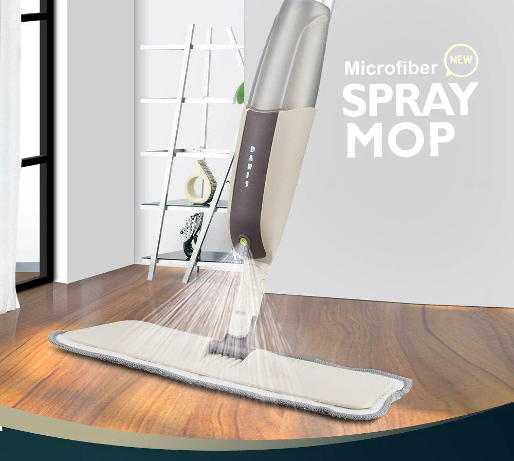 Spray-and-Sweep Quick-Cleaning Microfiber Mop