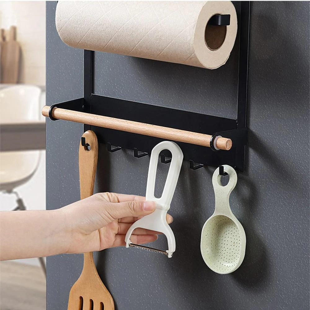 Drill-Free Magnetic Refrigerator Storage Rack - Image 12