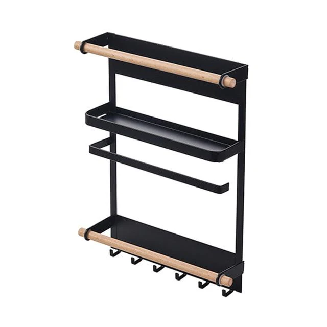 Drill-Free Magnetic Refrigerator Storage Rack - Image 3