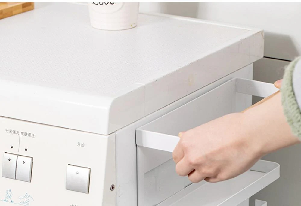 Drill-Free Magnetic Refrigerator Storage Rack - Image 6