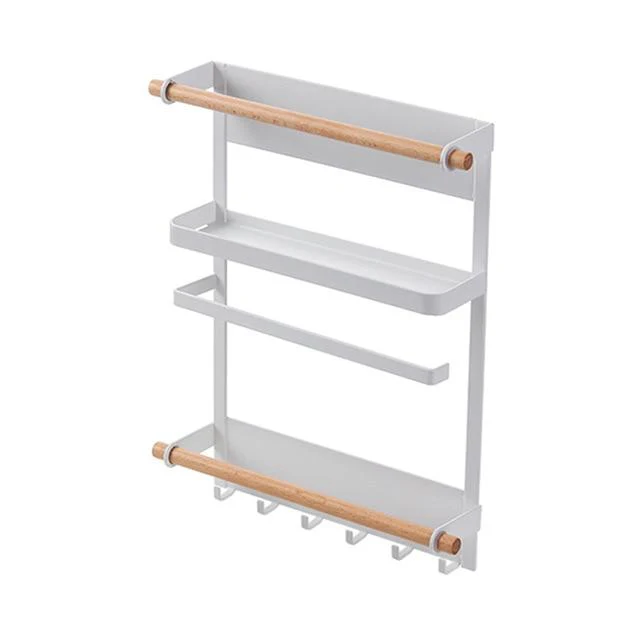 Drill-Free Magnetic Refrigerator Storage Rack - Image 9