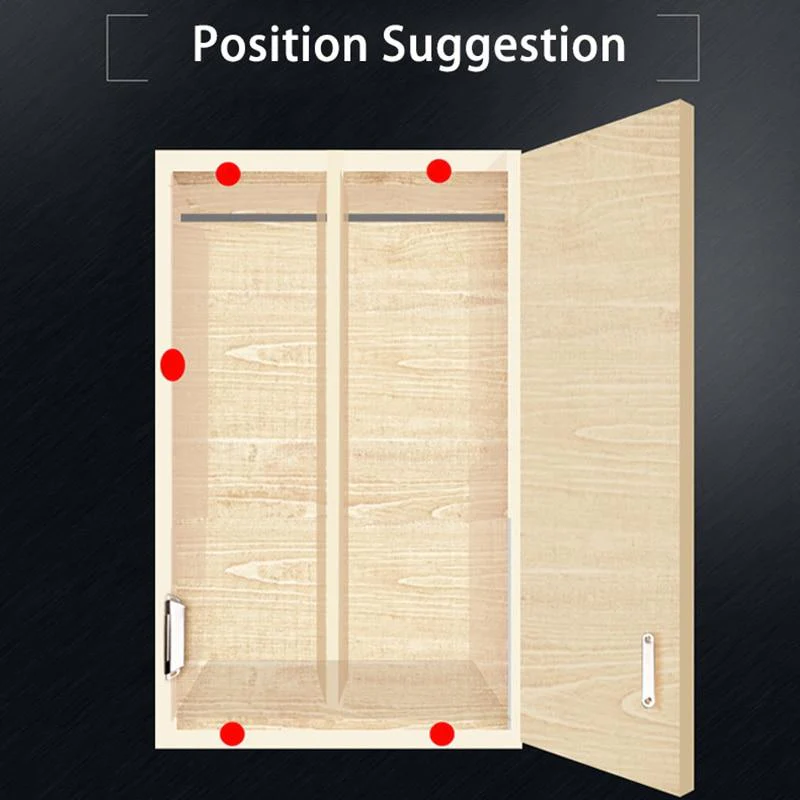 Self Adhesive Drill free Magnetic Cabinets & Doors Stopper - Image 8