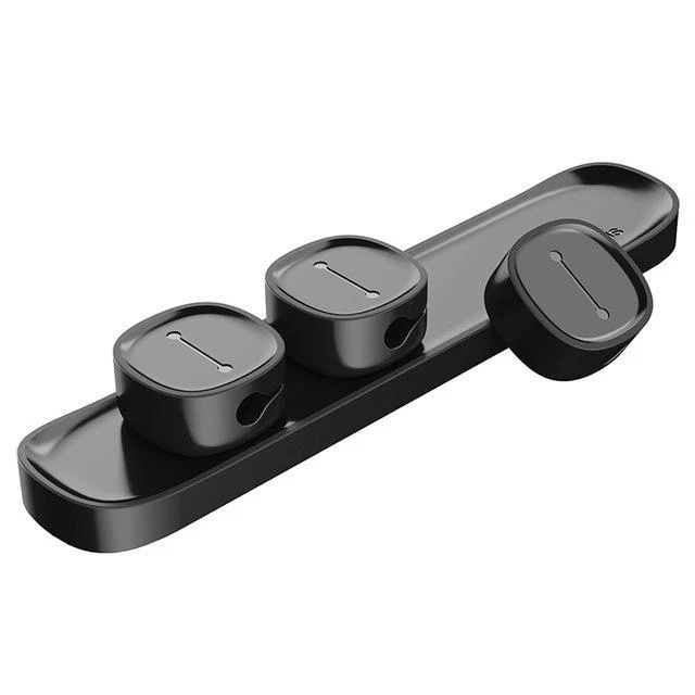 Baseus Magnetic Peel and Stick Cable Clip Organizer - Image 4