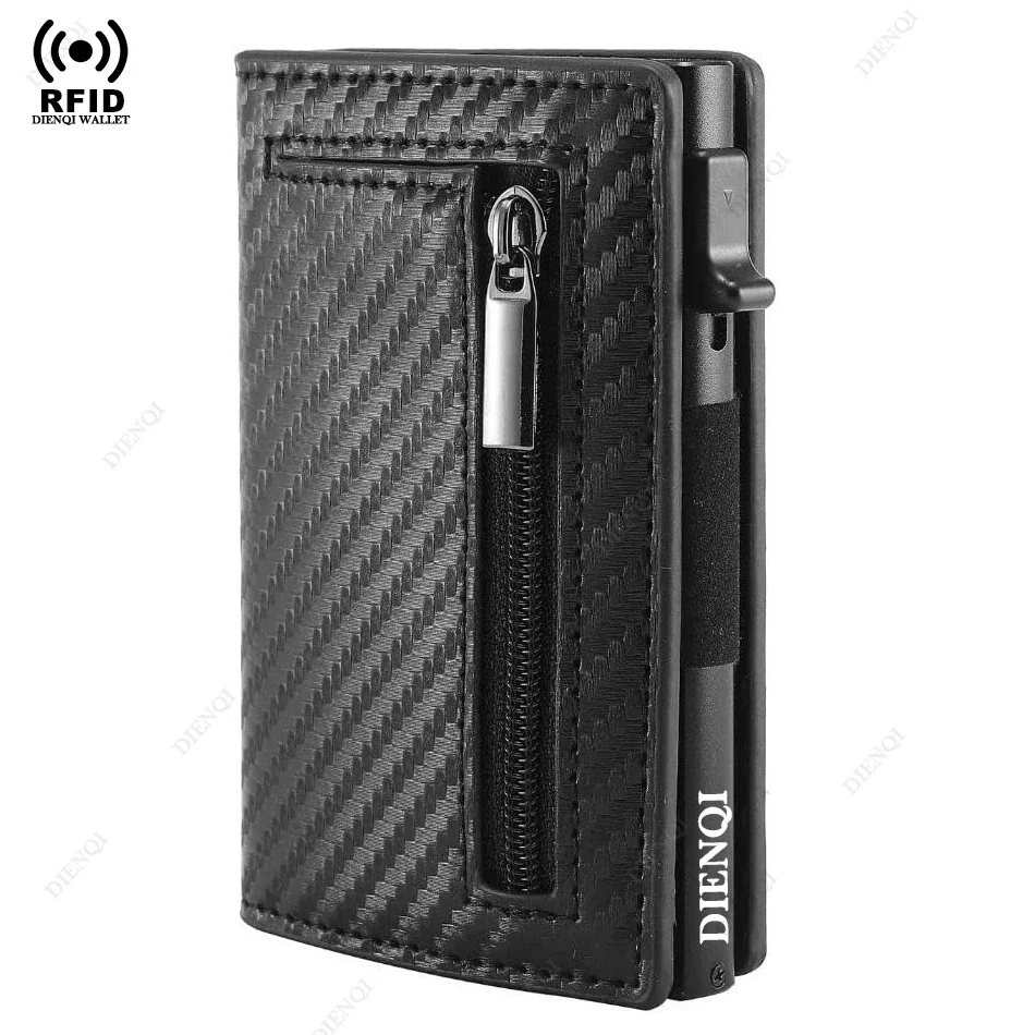 Effortless Access RFID Blocking Zippered Coins Pocket & Magnetic Closure Wallet - Image 10