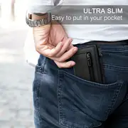 Effortless Access RFID Blocking Zippered Coins Pocket & Magnetic Closure Wallet - Image 13