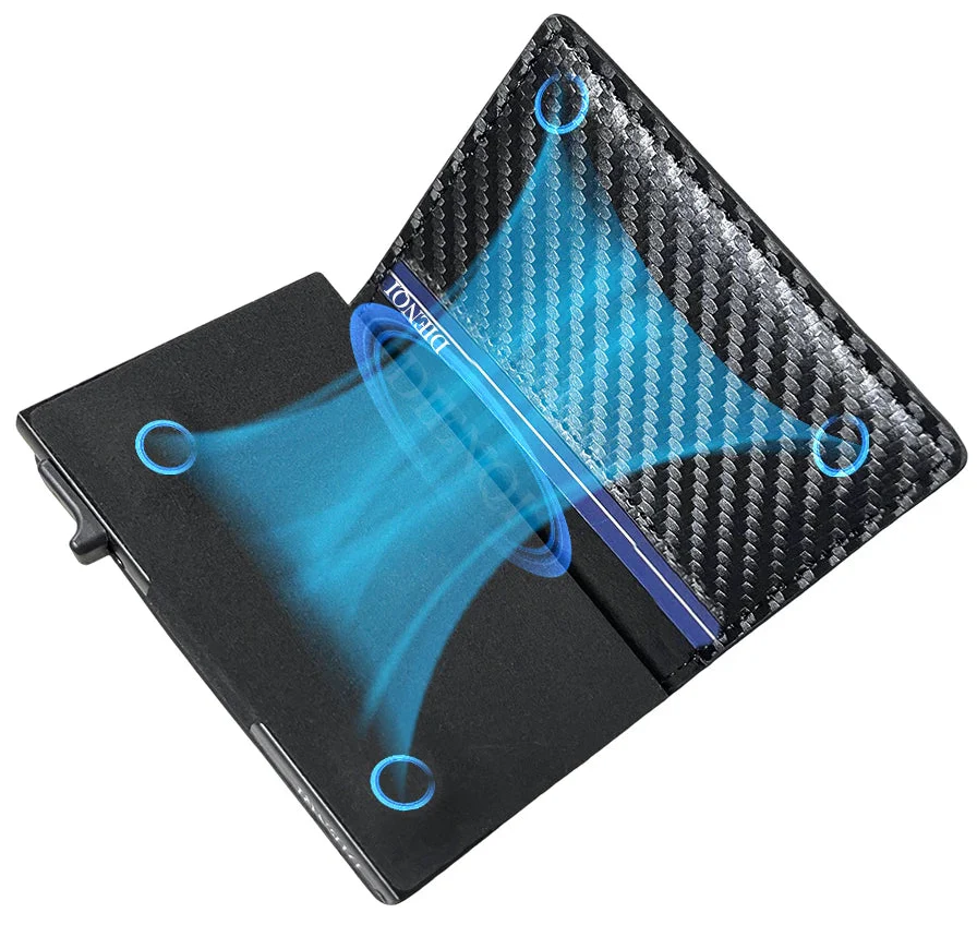 Effortless Access RFID Blocking Zippered Coins Pocket & Magnetic Closure Wallet - Image 17