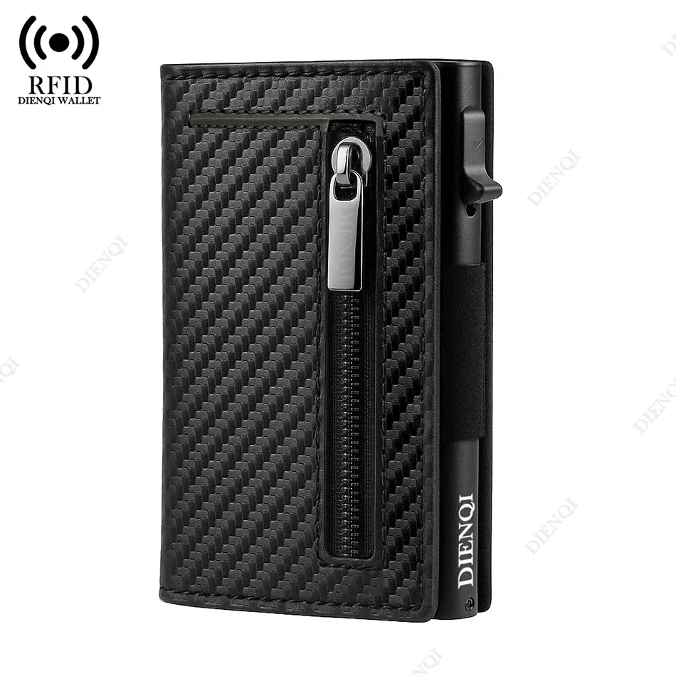 Effortless Access RFID Blocking Zippered Coins Pocket & Magnetic Closure Wallet - Image 7