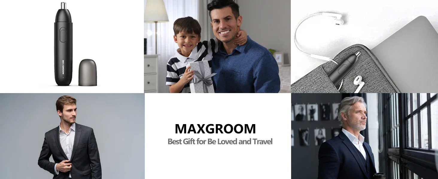 MAXGROOM Rechargeable 360 Rotating Dual-Blade Waterproof Hair Trimmer - Image 11