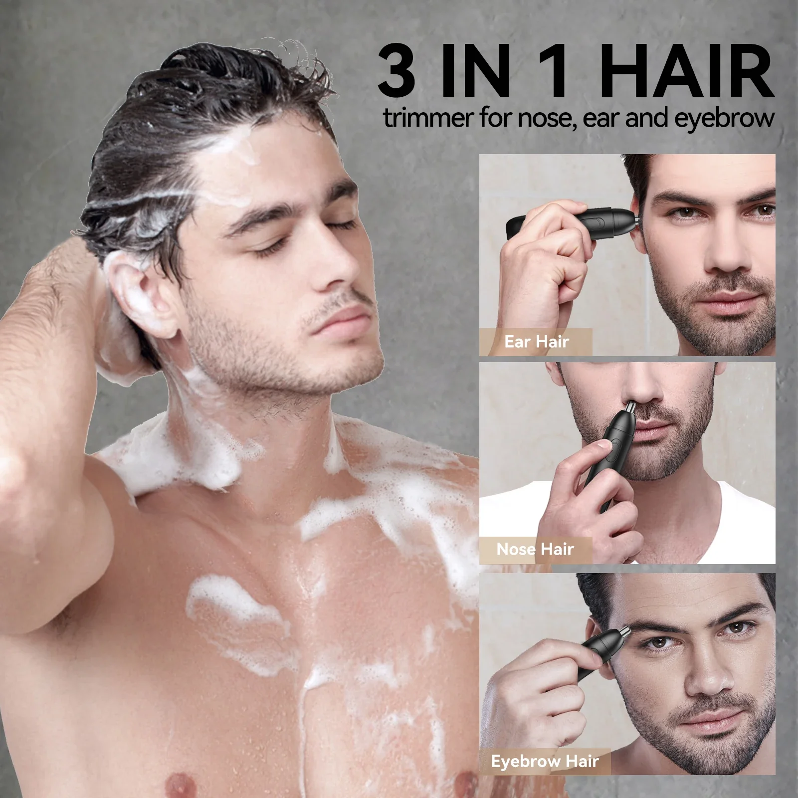 MAXGROOM Rechargeable 360 Rotating Dual-Blade Waterproof Hair Trimmer - Image 2