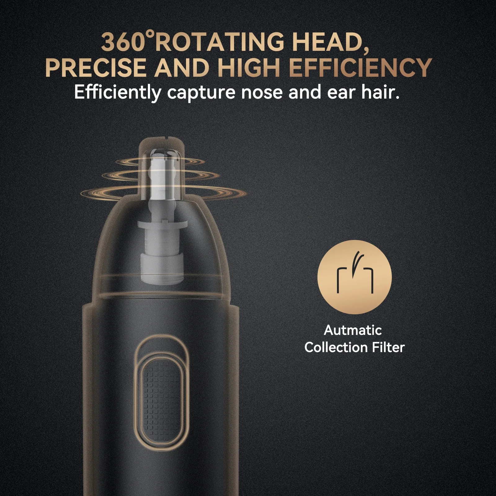 MAXGROOM Rechargeable 360 Rotating Dual-Blade Waterproof Hair Trimmer - Image 4