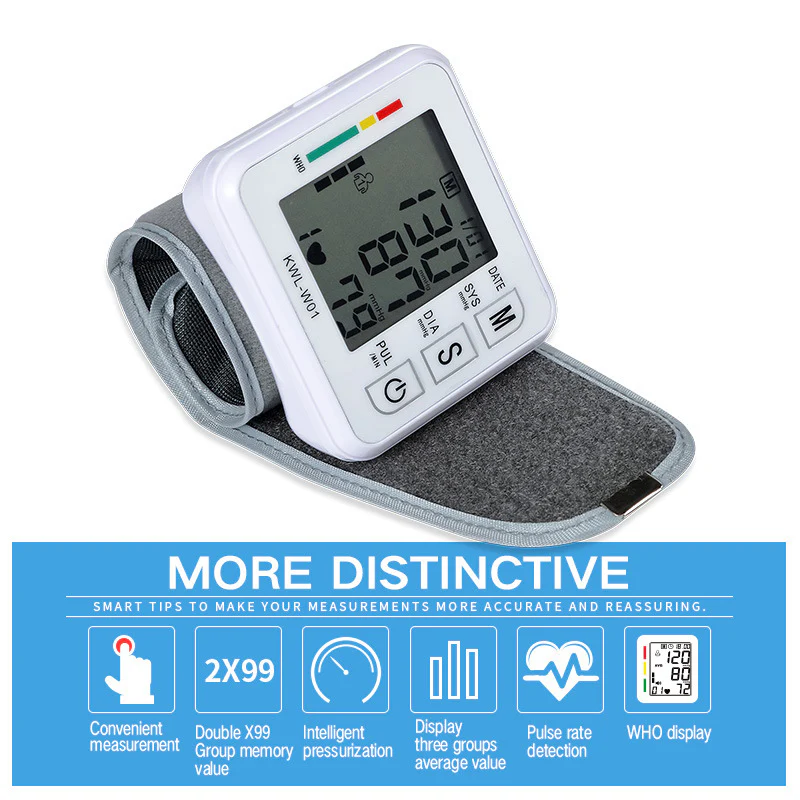Medical Digital Wrist Blood Pressure Monitor - Image 2
