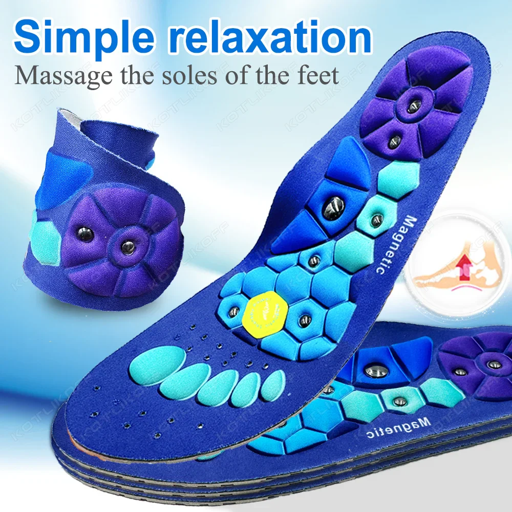 Circulation & Pain Relief Magnetic Acupressure Arch Support Insoles - Image 11