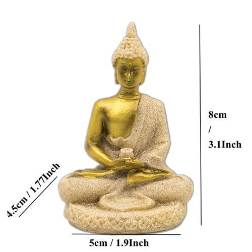 Meditating Buddha Sandstone Statue (Various Styles) - Image 10