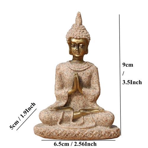 Meditating Buddha Sandstone Statue (Various Styles) - Image 12