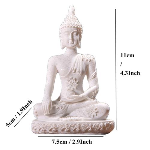 Meditating Buddha Sandstone Statue (Various Styles) - Image 7