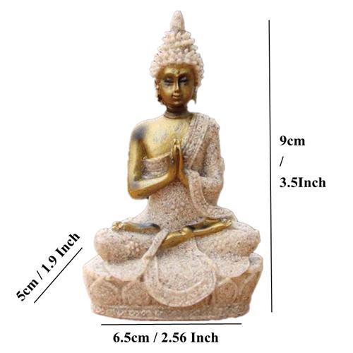 Meditating Buddha Sandstone Statue (Various Styles) - Image 8