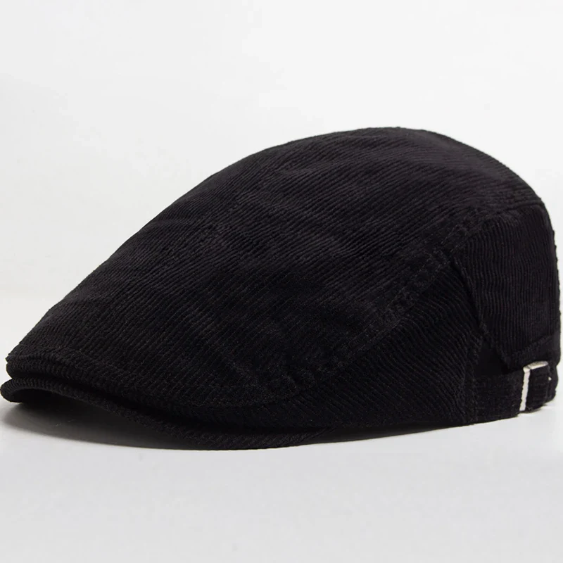 Vintage Corduroy Front and Back Wear Newsboy Flat Cap - Image 18